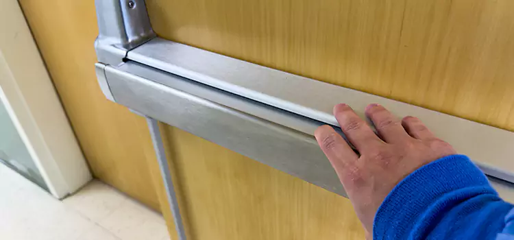 Installing a Push Bar on a Door Richland